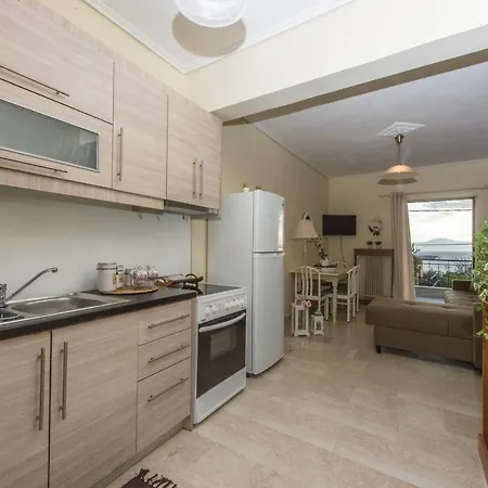 公寓 Panoramic Sea View Flat, Near The Beach
